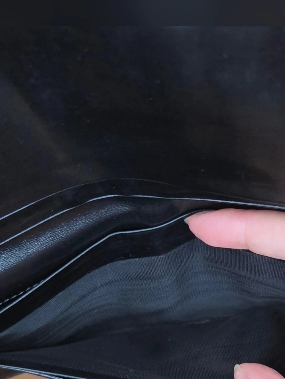 Salvatore Ferragamo Black Lizard Embossed Leather Long Wallet Gold Corner Italy